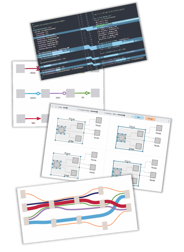 Four examples for new major yFiles release (WinForms 6.0)